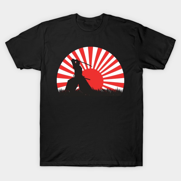 Samurai Japanese T-Shirt by Tribun Dash